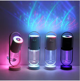Magic Shadow USB намноккунандаи ҳаво барои хона бо чароғҳои шабонарӯзии ултрасадоӣ мошини тумансози мини тозакунандаи ҳавои офисӣ